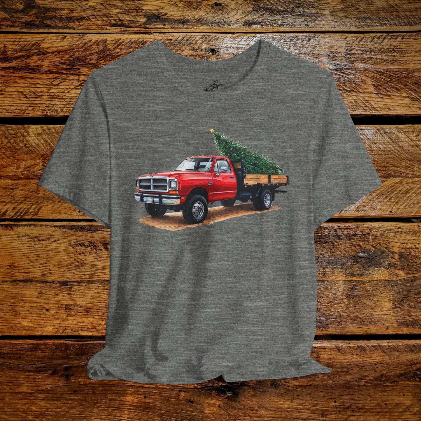 Vintage Ranch Truck & Christmas Tree - Premium Extra Soft Vintage Western Tee Shirt - Pick Your Color - Baby, Toddler, Youth, Adult Sizes