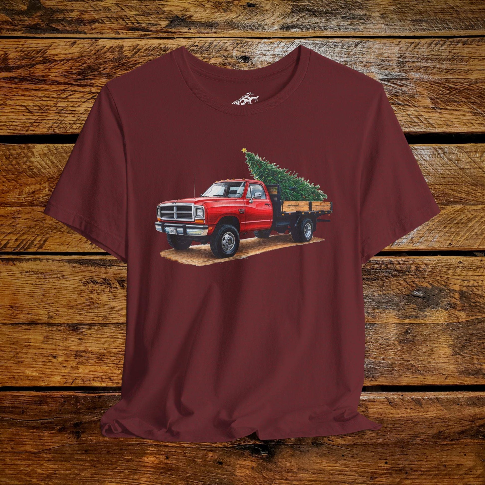 Vintage Ranch Truck & Christmas Tree - Premium Extra Soft Vintage Western Tee Shirt - Pick Your Color - Baby, Toddler, Youth, Adult Sizes