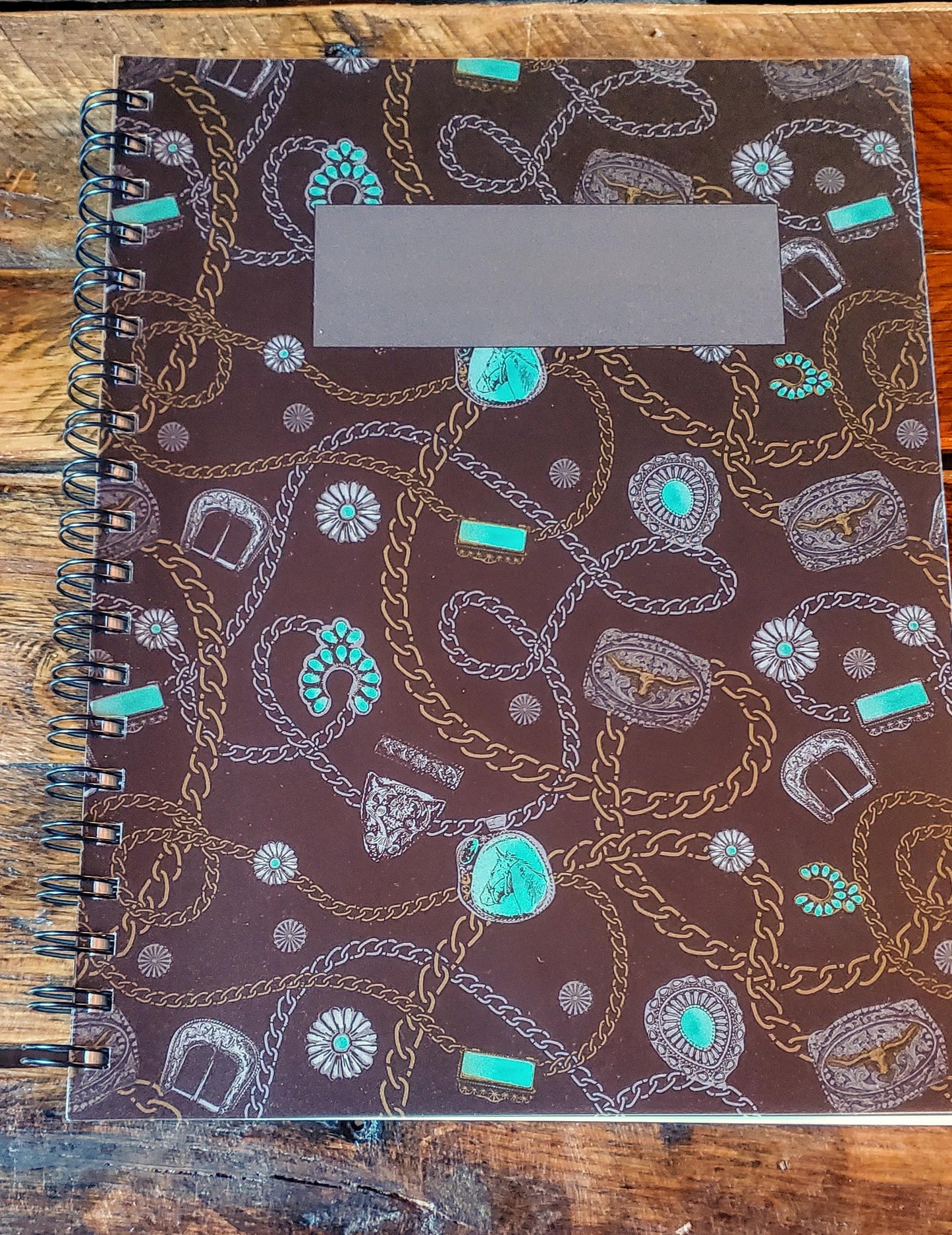 Premium Western Spiral Bound Notebooks / Journals - Great Unique Christmas Gifts and Stocking Stuffers!