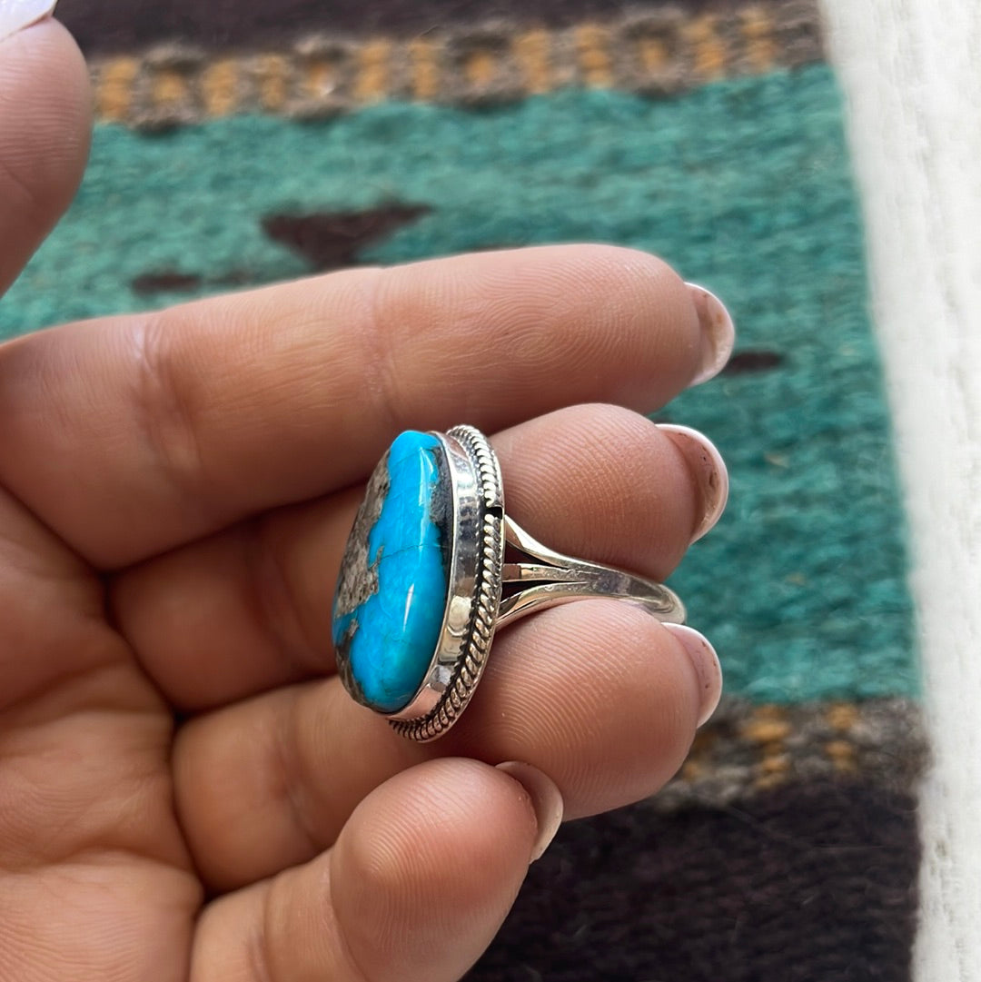 “The Randi” Navajo Sterling Silver & Turquoise Ring