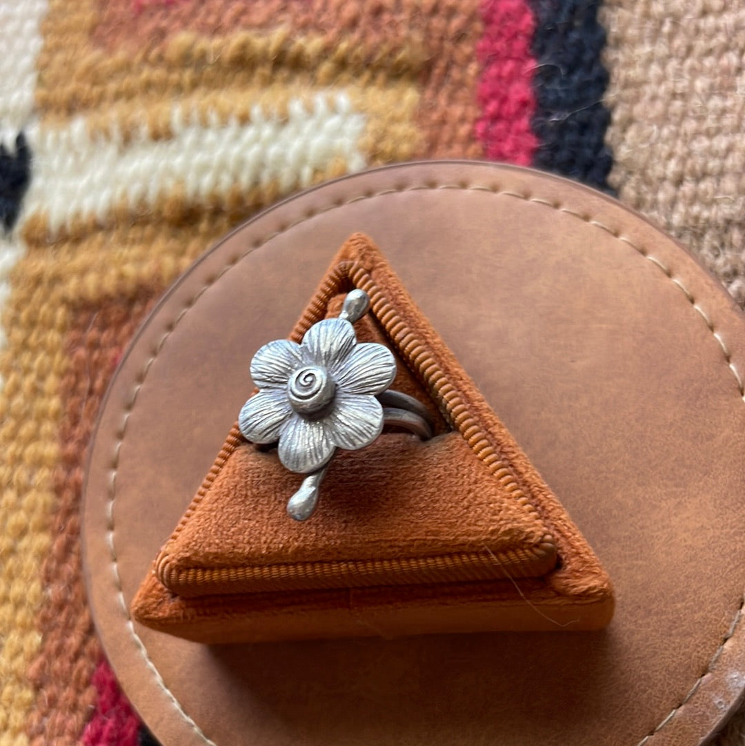 “The Bloom” Handmade Sterling Silver Ring Size 7