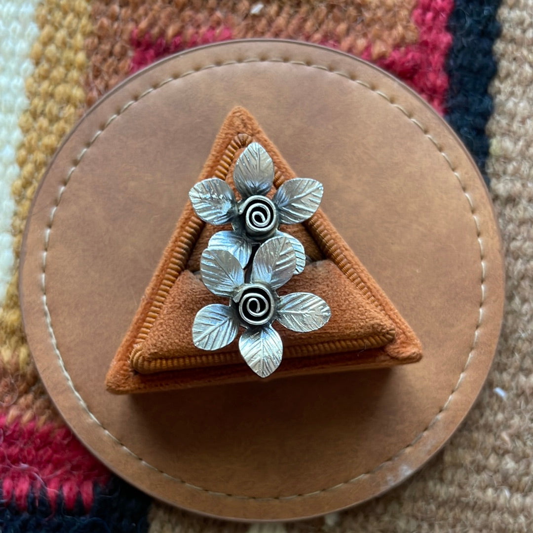 “The Bloom” Handmade Sterling Silver Adjustable Ring